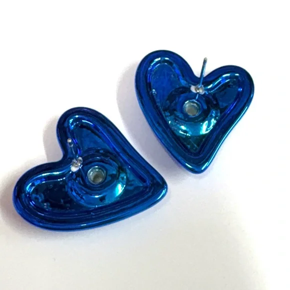 Blue ballon style earrings 💙 - Picture 3 of 4